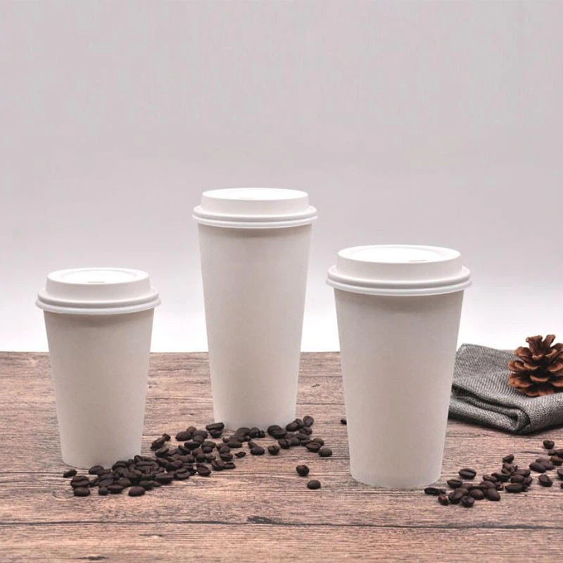 White Disposable Coffee Cups